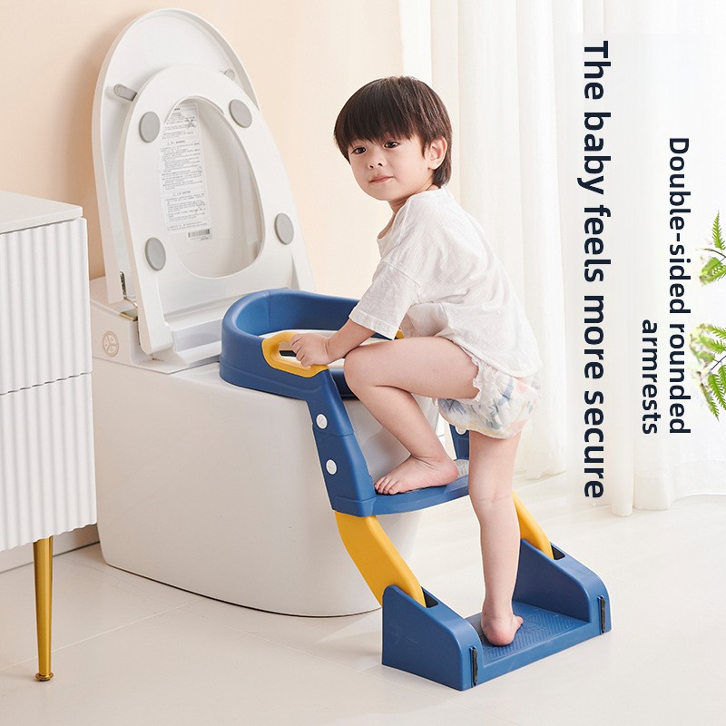 Toddler Potty Training Seat - Unisex Toddler Toilet Seat Training Stair