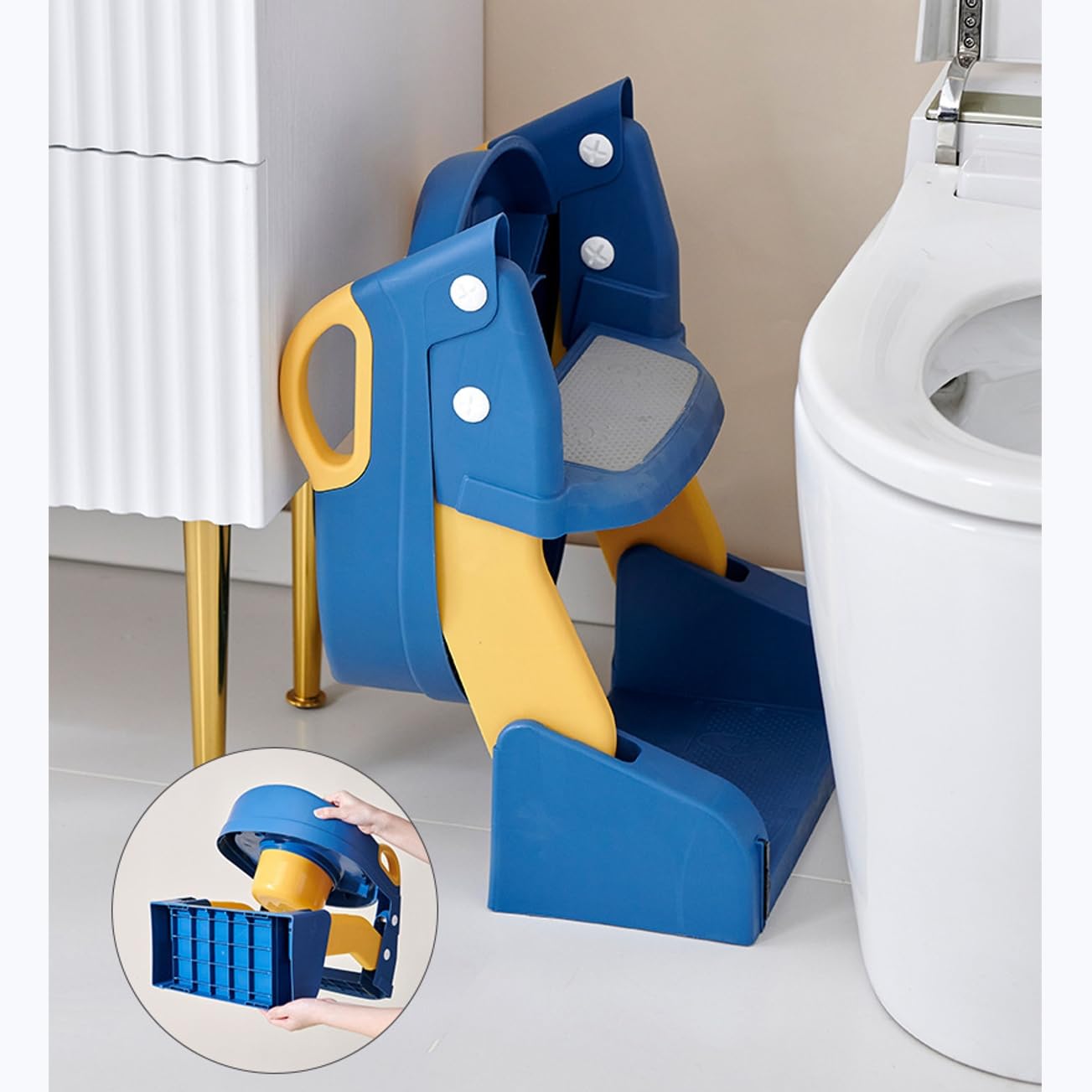 3 in 1 Toddler Training Ladder - đánh giá và giá Toddler Potty Training Seat
