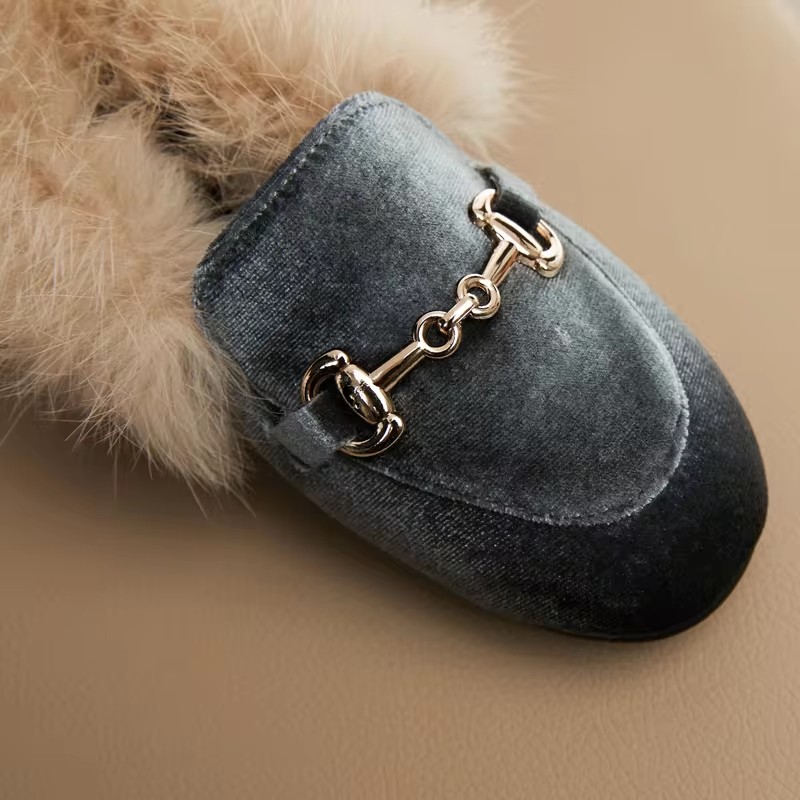Winter Kids Fur Princess Shoes - đánh giá và giá Baby Product Brand