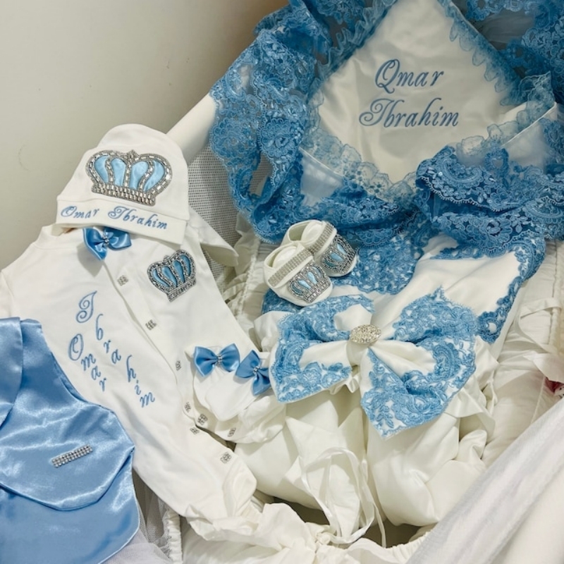 5pcs Newborn Baby Boy Outfits  - đánh giá và giá Baby Products Kit Set