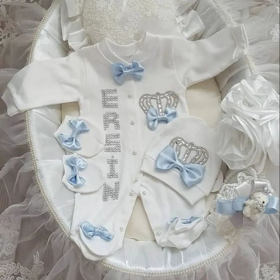5pcs Newborn Baby Boy Outfits  - đánh giá và giá Baby Products Kit Set